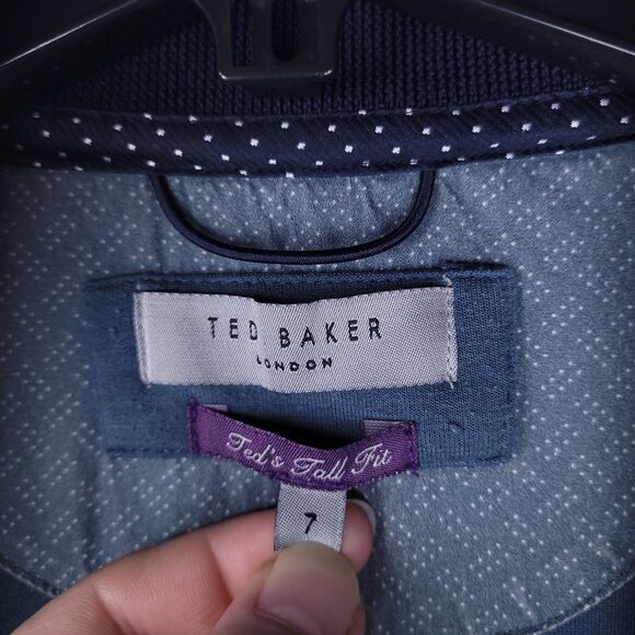 Ted Baker Sweater Mens 7 3XL 1/4 Zip Pullover Teds Tall Fit Leevitt - Picture 9 of 11